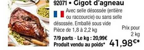 Gigot d'agneau