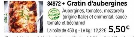 Gratin d'aubergines