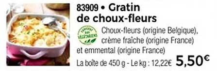 Gratin de choux-fleurs