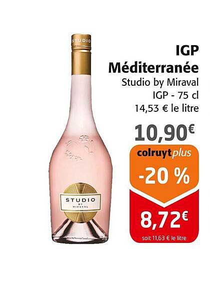 IGP Méditerranée Studio by Miraval IGP - 75 cl
