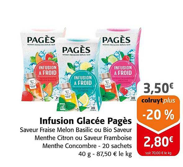 Infusion Glacée Pagès