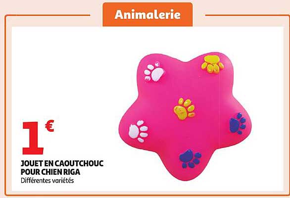 JOUET EN CAOUTCHOUC POUR CHIEN RIGA