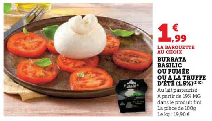 LA BARQUETTE AU CHOIX