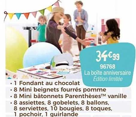 La boîte anniversaire Édition limitée