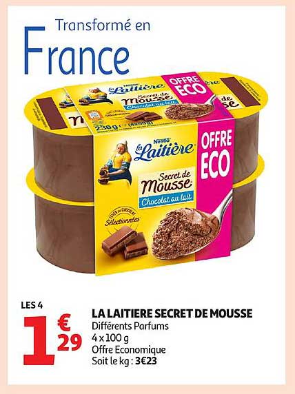 LA LAITIERE SECRET DE MOUSSE