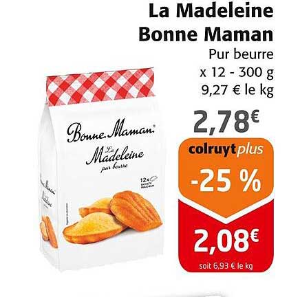La Madeleine Bonne Maman