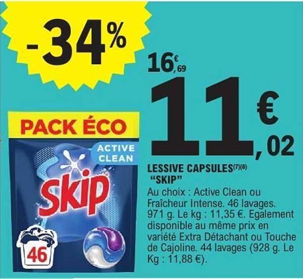 LESSIVE CAPSULES “SKIP”