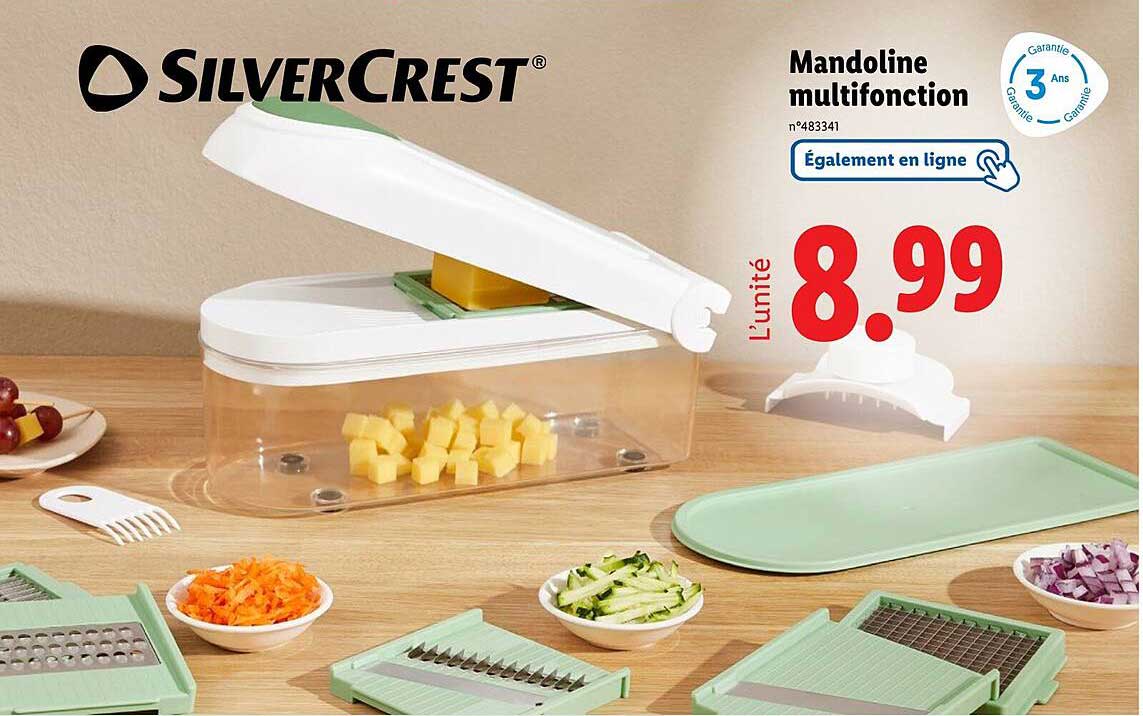 Mandoline multifonction