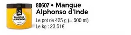 Mangue Alphonso d’Inde