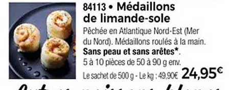 MédailLons de limande-sole