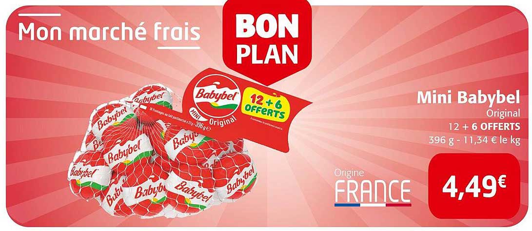 Mini Babybel Original 12 + 6 OFFERTS