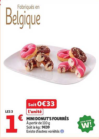 MINI DONUT'S FOURRÉS