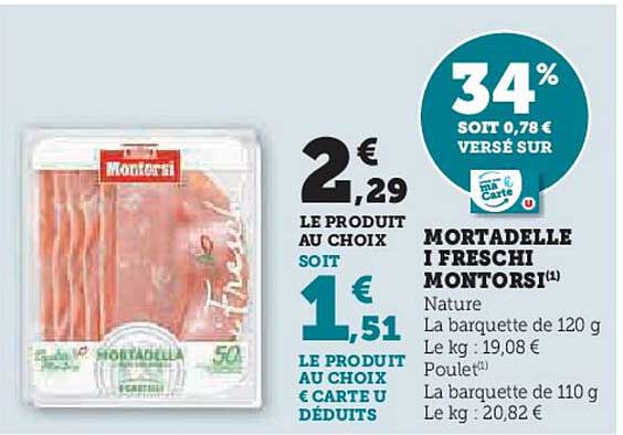 MORTADELLE I FRESCHI MONTORSI