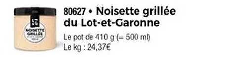 Noisette grillée du Lot-et-Garonne