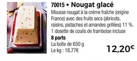 Nougat glacé
