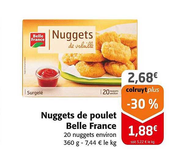 Nuggets de poulet Belle France
