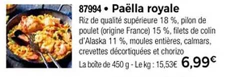 Paëlla royale