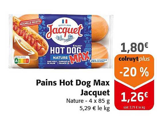 Pains Hot Dog Max Jacquet