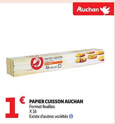 PAPIER CUISSON AUCHAN