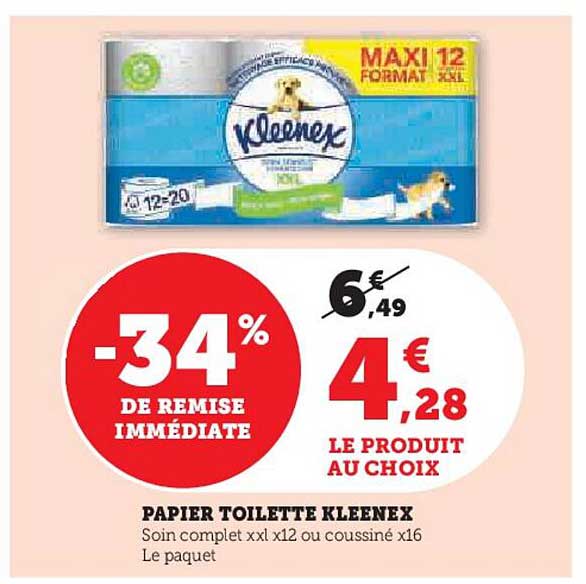 PAPIER TOILETTE KLEENEX