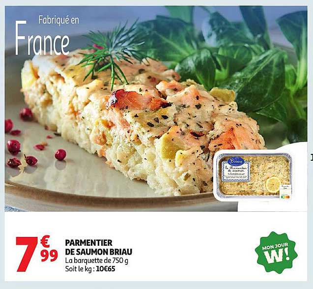 PARMENTIER DE SAUMON BRIAU