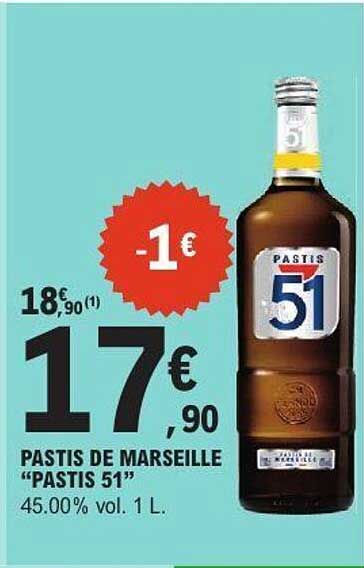 PASTIS DE MARSEILLE "PASTIS 51"