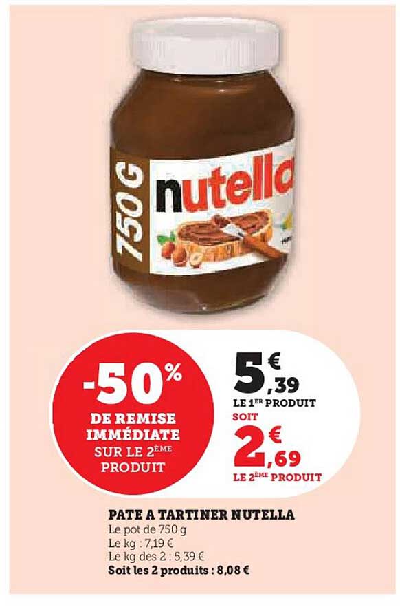 PATE A TARTINER NUTELLA