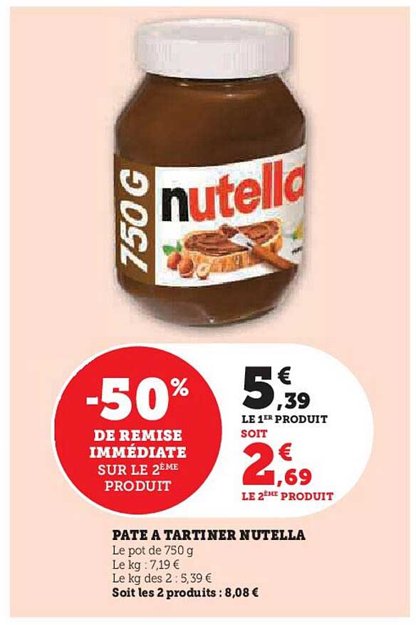 PATE A TARTINER NUTELLA