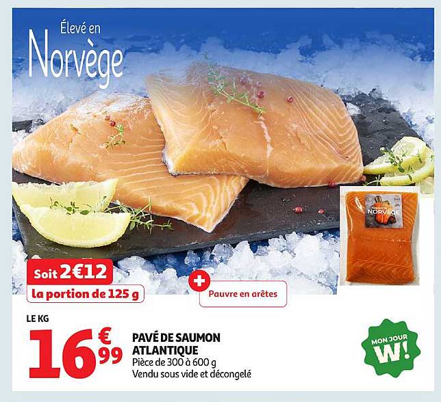 Pavé de saumon atlantique