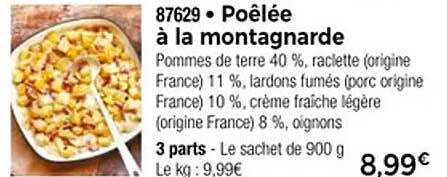 Poêlée à la montagnarde