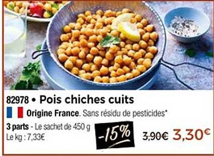 Pois chiches cuits