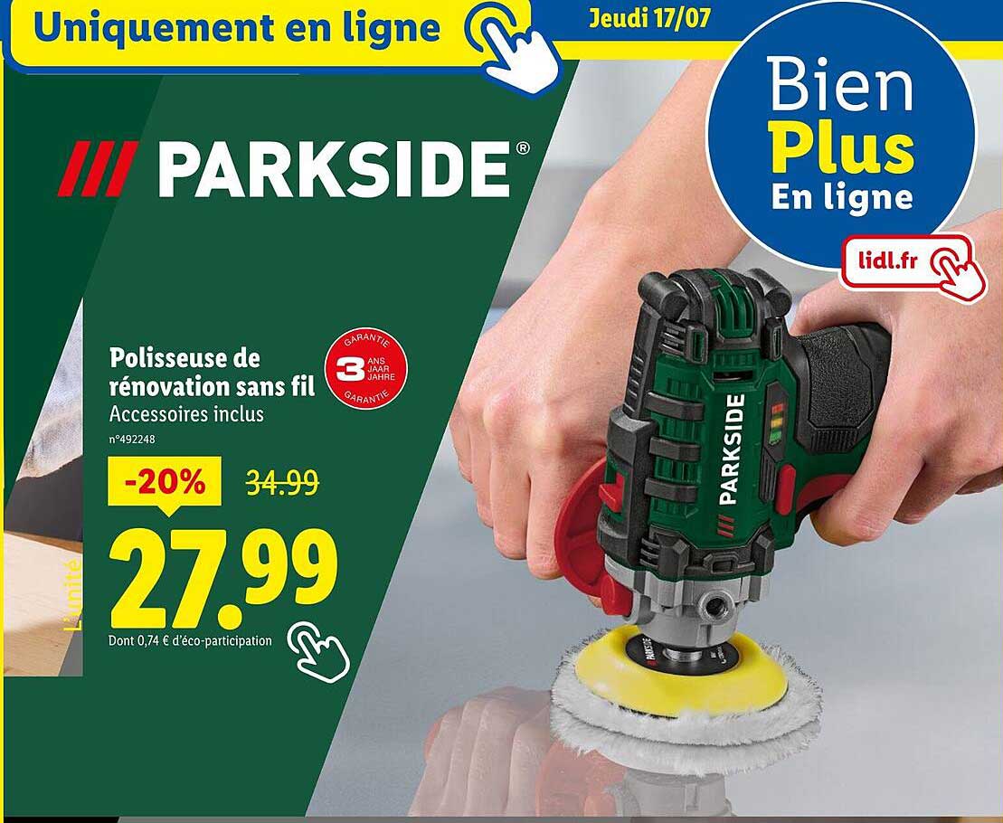Polisseuse de rénovation sans fil