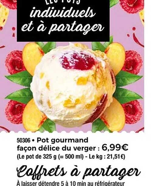 Pot gourmand façon délice du verger