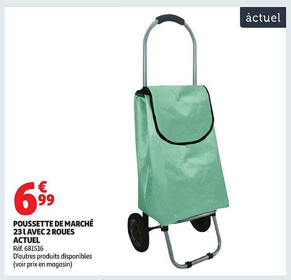 POUSSETTE DE MARCHE 23 L AVEC 2 ROUES ACTUEL