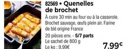 Quenelles de brochet
