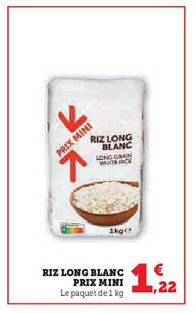 RIZ LONG BLANC PRIX MINI