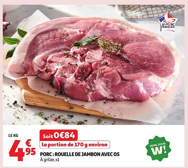 Rouelle de jambon avec os