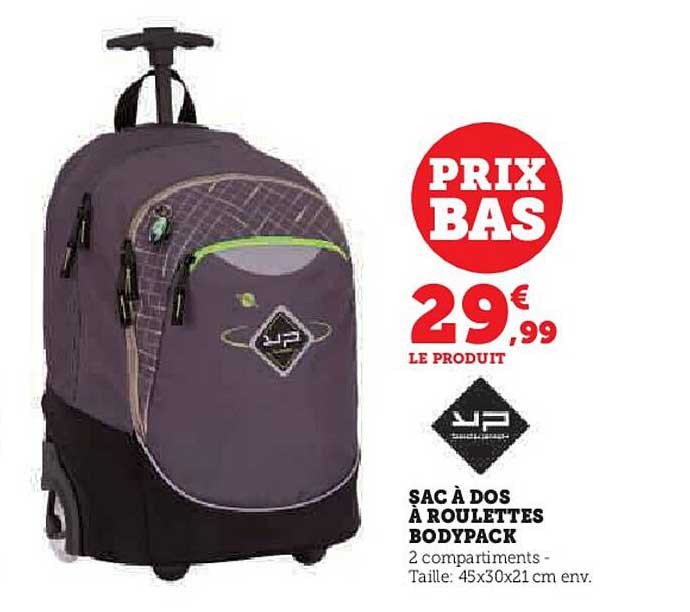 SAC À DOS À ROULETTES BODYPACK