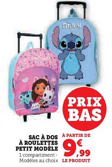 SAC À DOS À ROULETTES PETIT MODÈLE
