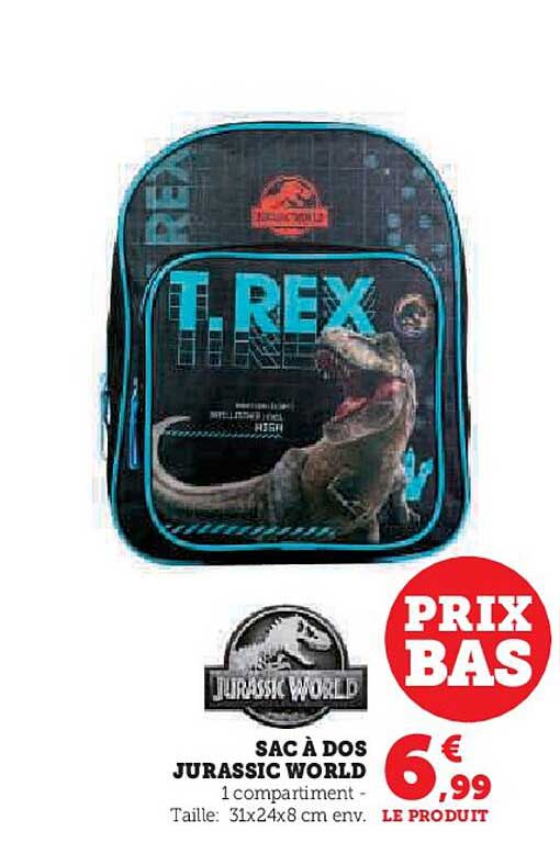 SAC À DOS JURASSIC WORLD