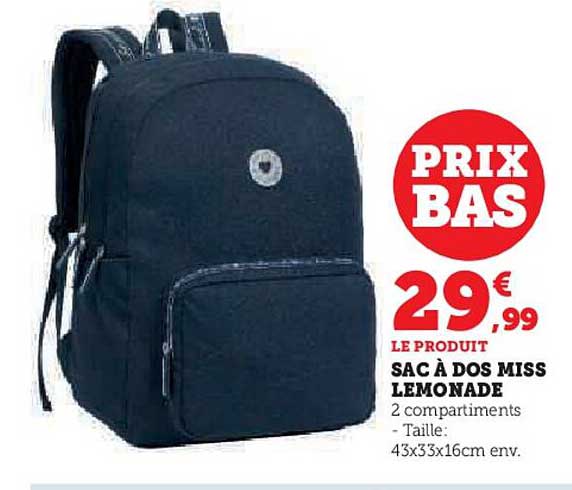 SAC À DOS MISS LEMONADE