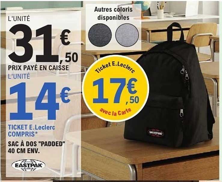 Sac à dos "Padded" 40 cm env.