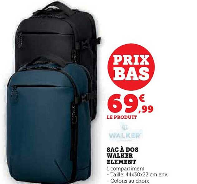 SAC À DOS WALKER ELEMENT