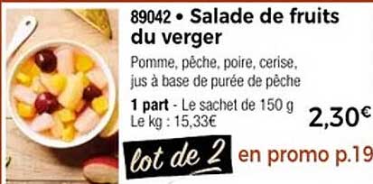 Salade de fruits du verger