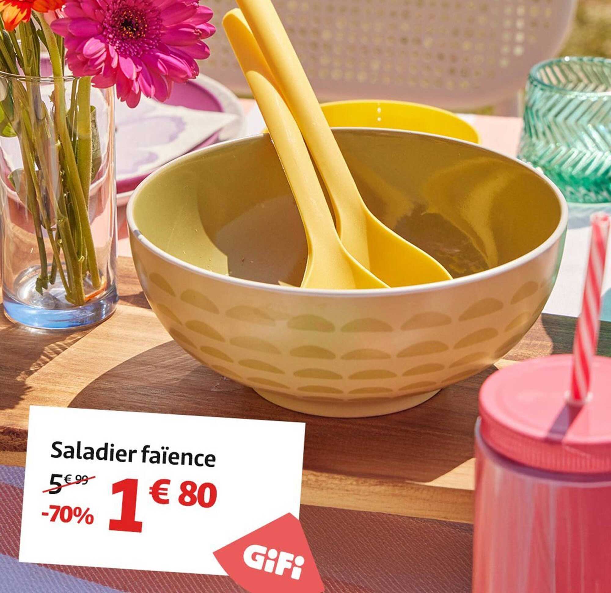 Saladier faïence