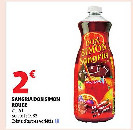 SANGRIA DON SIMON ROUGE
