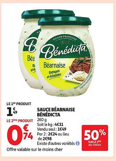 SAUCE BÉARNAISE BÉNÉDICTA