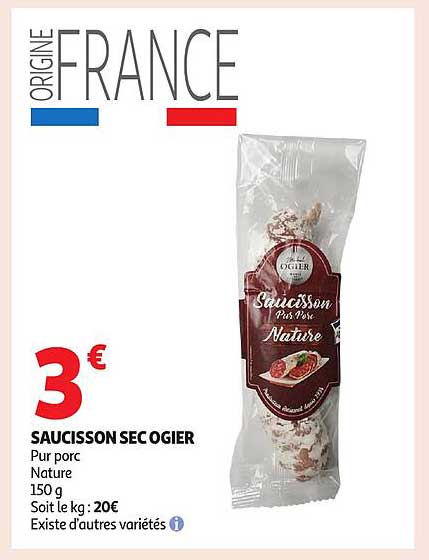 SAUCISSON SEC OGIER
