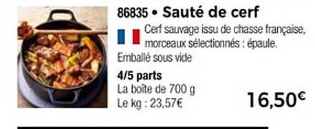 Sauté de cerf