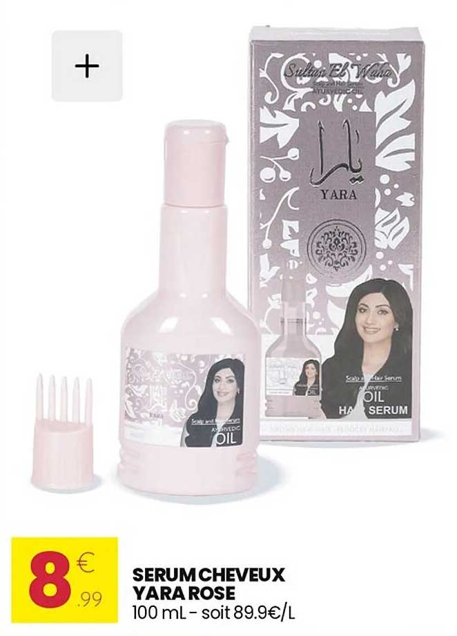 SERUM CHEVEUX YARA ROSE